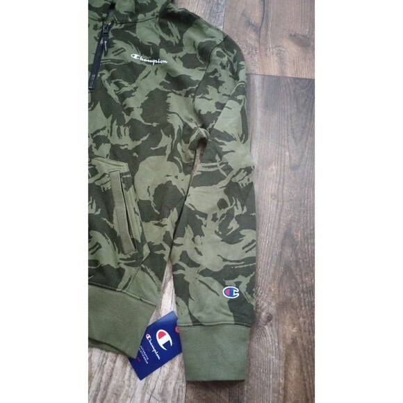 NWT Men's Champion AOP Global Explorer French Terry Men's Fleece Hoodie, Small - Picture 7 of 10